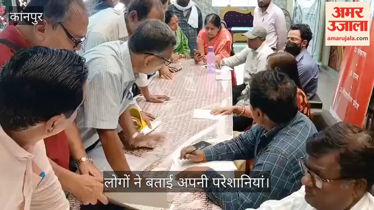 Kanpur Crowds throng Janata hi Janardan and health camp in Panki seeking solutions to their problems