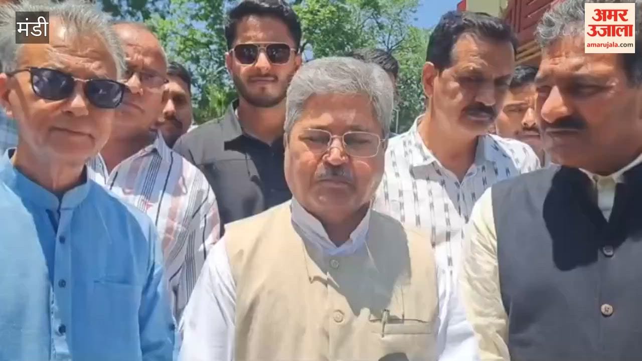 dushyant kumar gautam targets himachal government in mandi over development