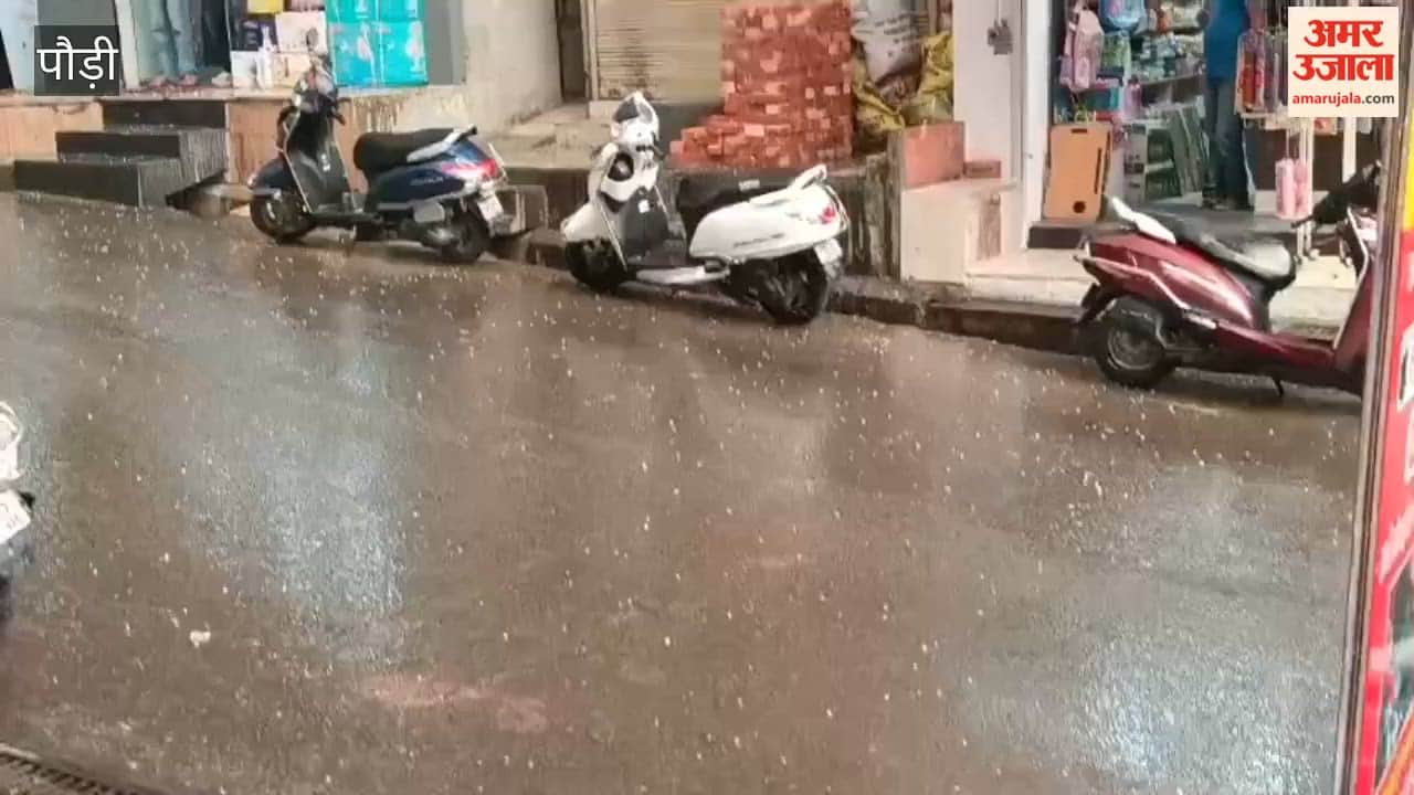 Srinagar: Weather takes a sudden turn; heavy rain and hailstorms bring relief from the heat
