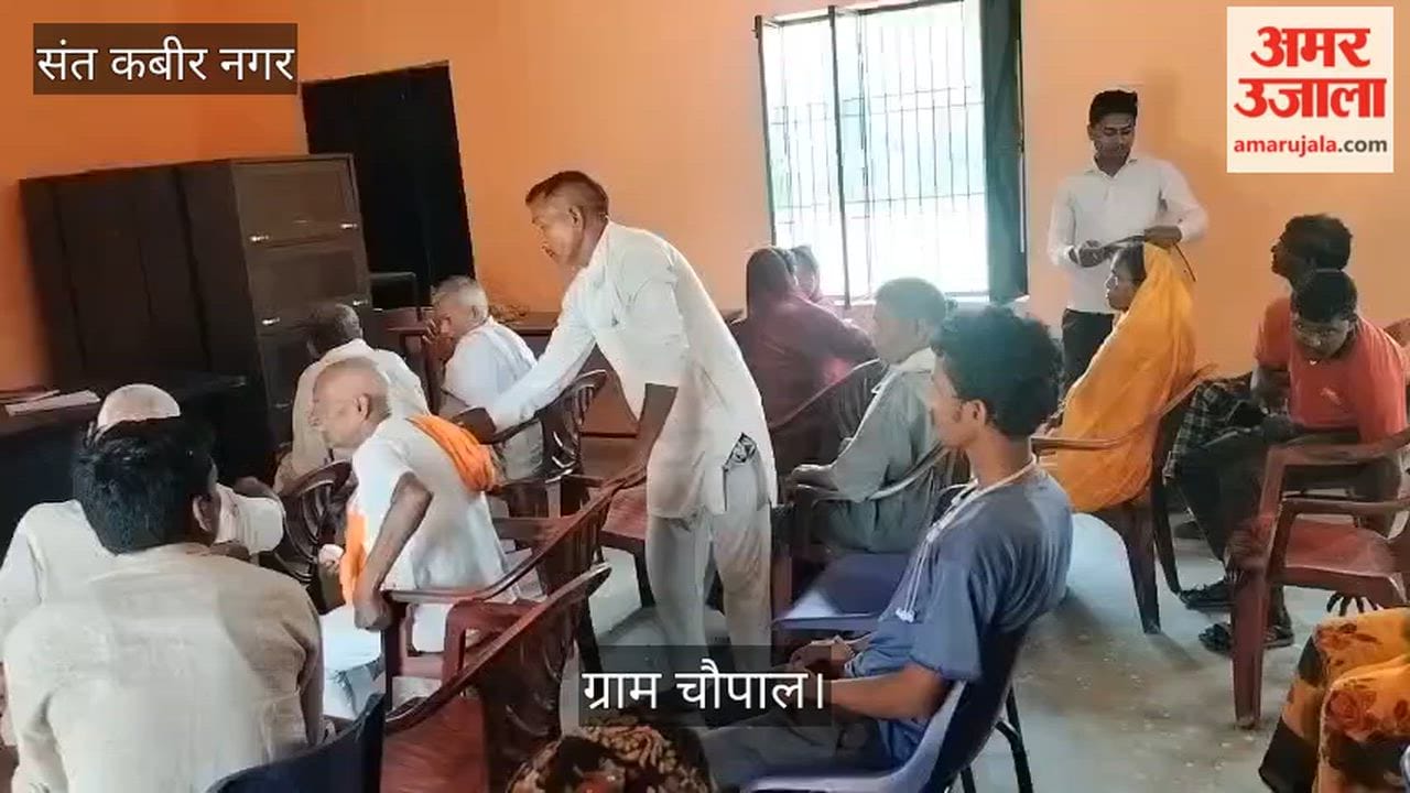 Grievances heard at the village meeting (Gram Chaupal)