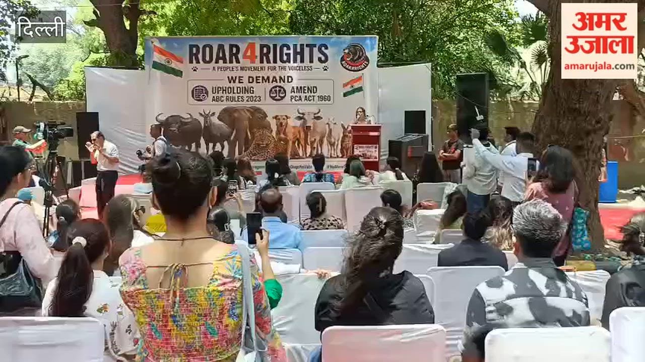 People raised their voices against animal cruelty