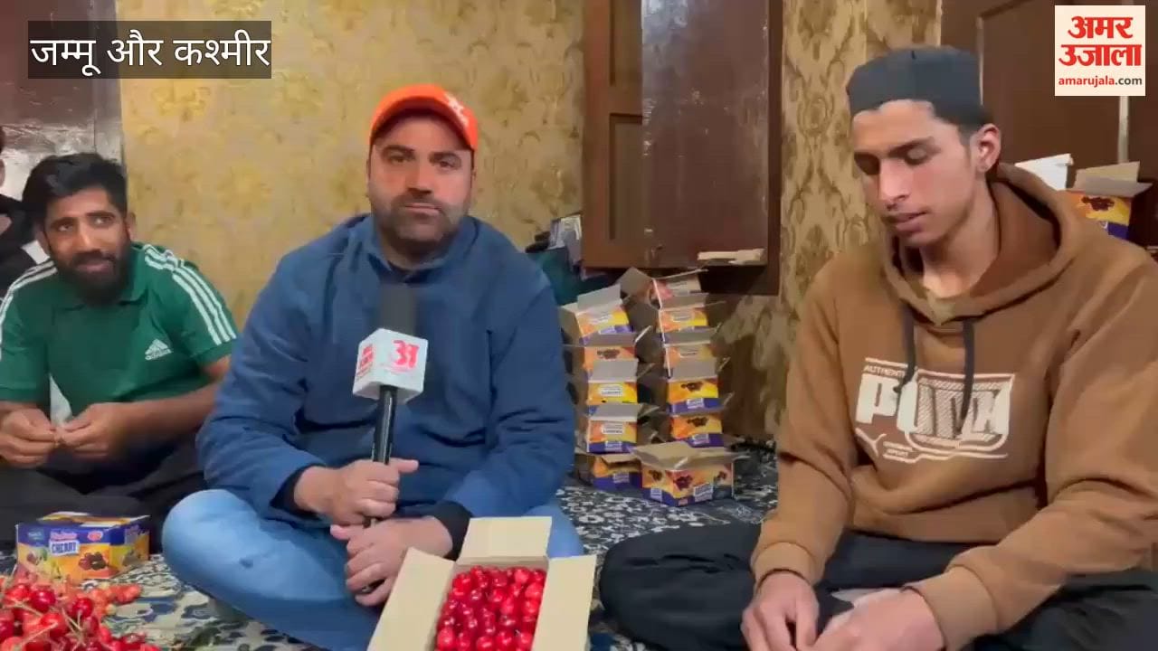 Cherry farmers in Shopian seek crop insurance heavy losses due to hailstorm.
