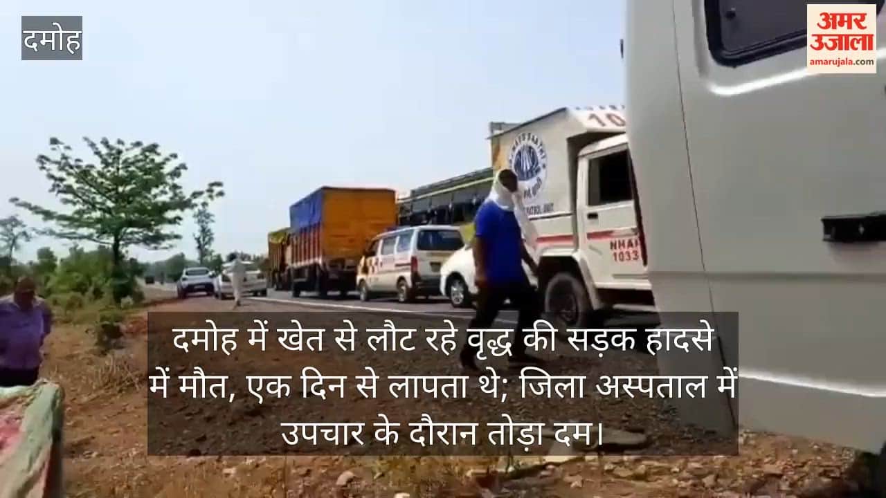 Damoh-Road-Accident-Elderly-Man-Dies-During-Treatment-at-District-Hospital