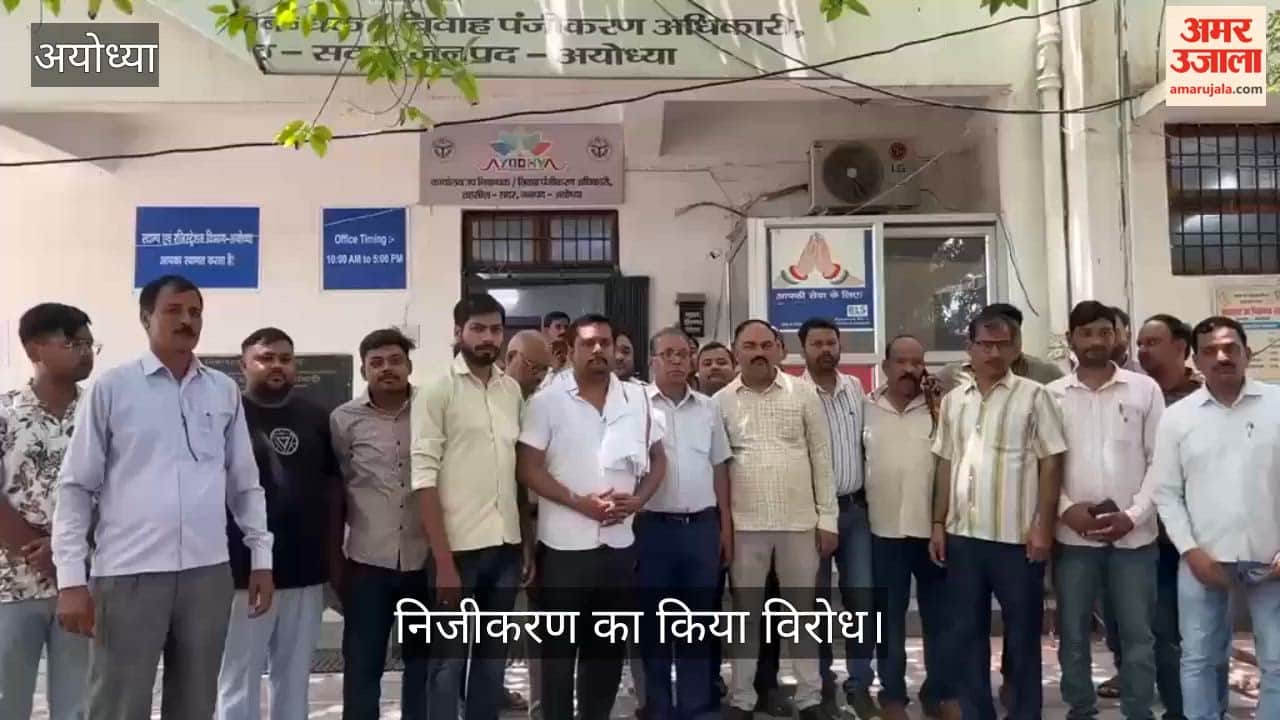 VIDEO: बीएलएस इंटरनेशनल सर्विस लिमिटेड के निजीकरण का किया विरोध