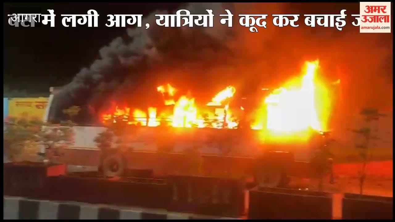 Bus Turns Into Fireball Near Agra, 50 Passengers Jump to Safety