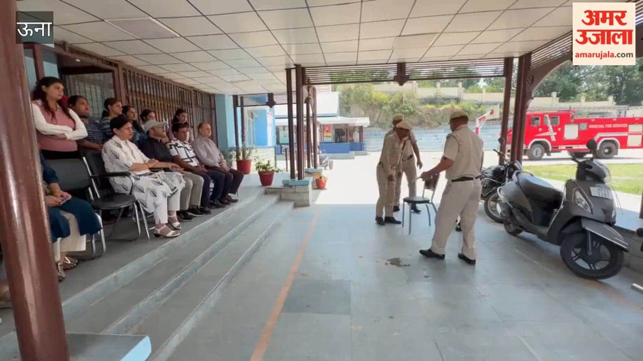 Una: Disaster management mock drill successfully conducted at Bangana College; preparedness to tackle future disasters strengthened