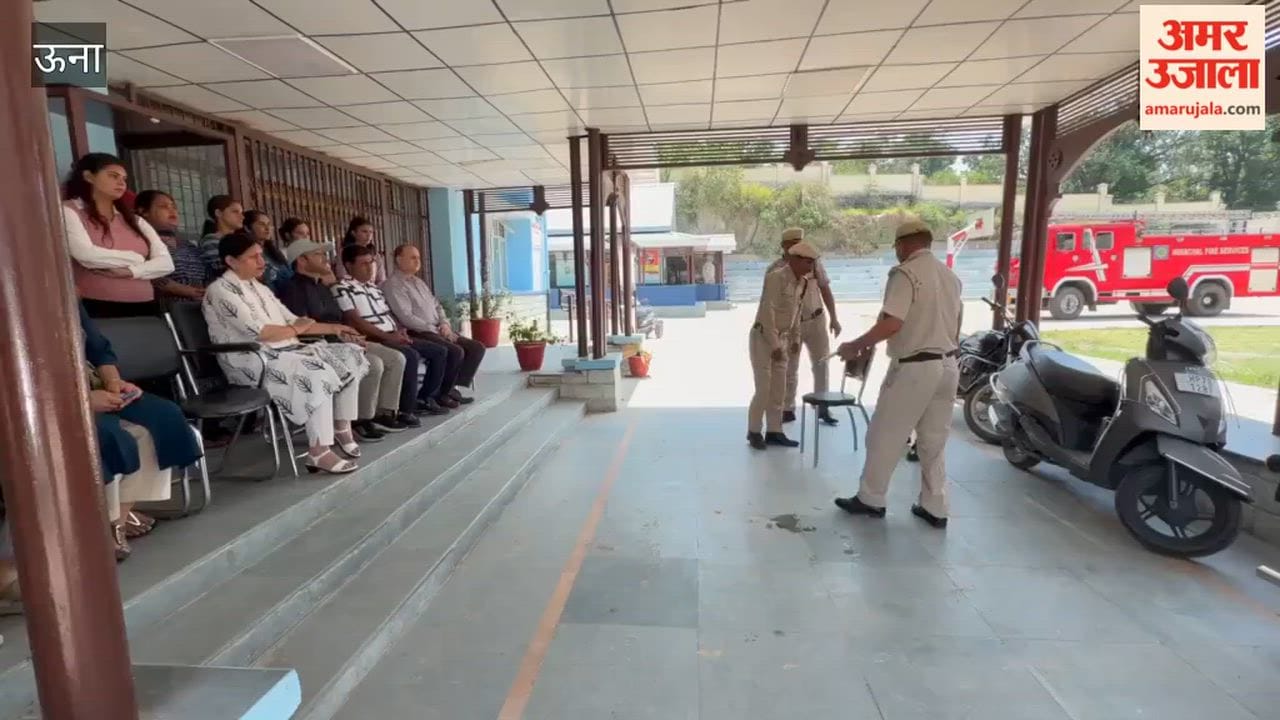 Una: Disaster management mock drill successfully conducted at Bangana College; preparedness to tackle future disasters strengthened