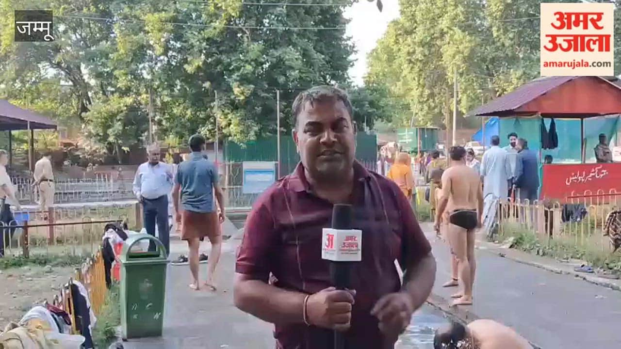 Devotees took a holy dip in the sacred pond at Mantan