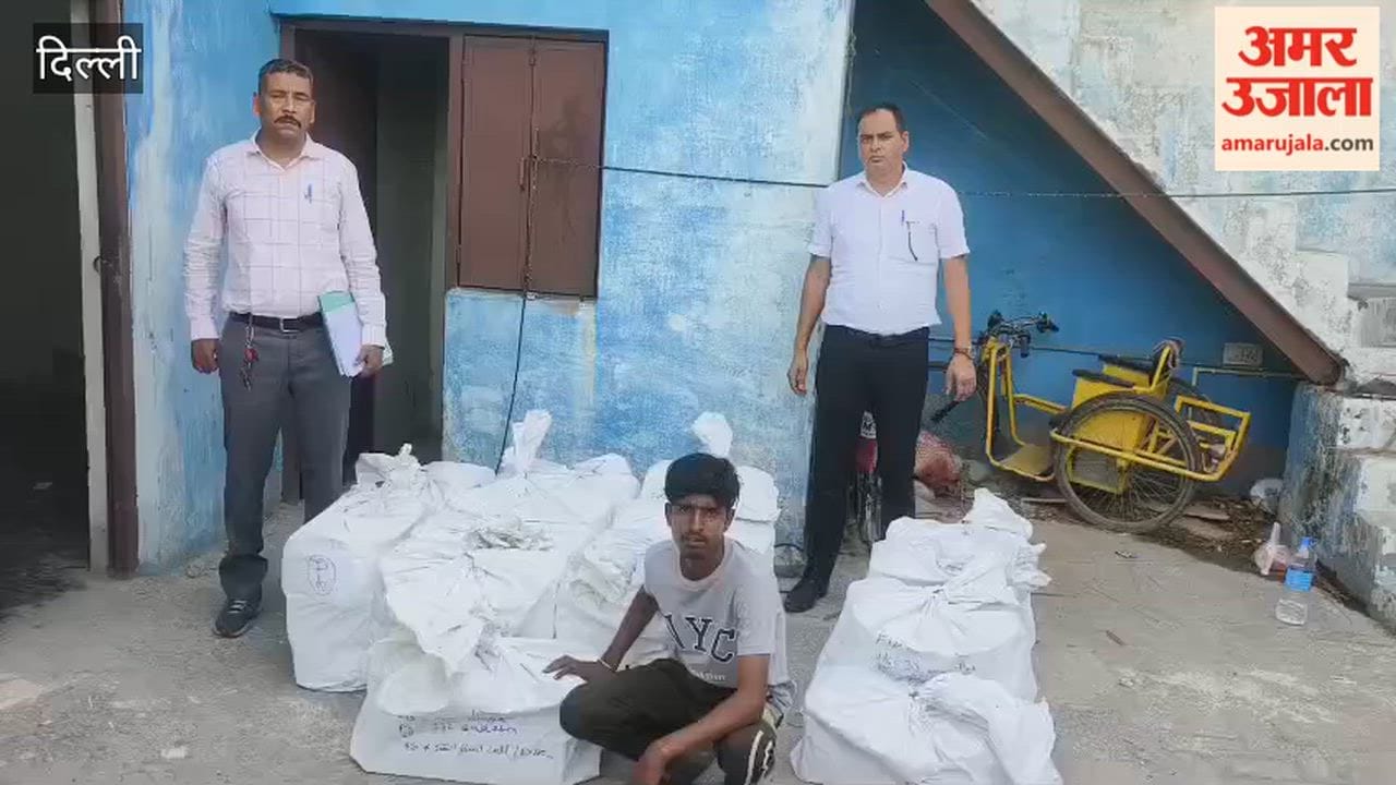 Dwarka Police nabbed a 22 year old man with huge cache of illicit liquor