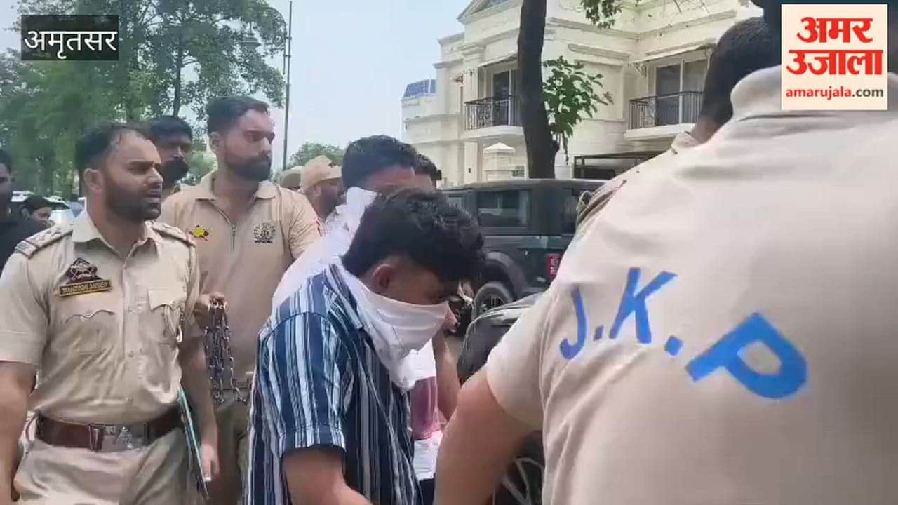 Two suspects arrested from Dream City in Amritsar; AK-47 and pistol recovered.