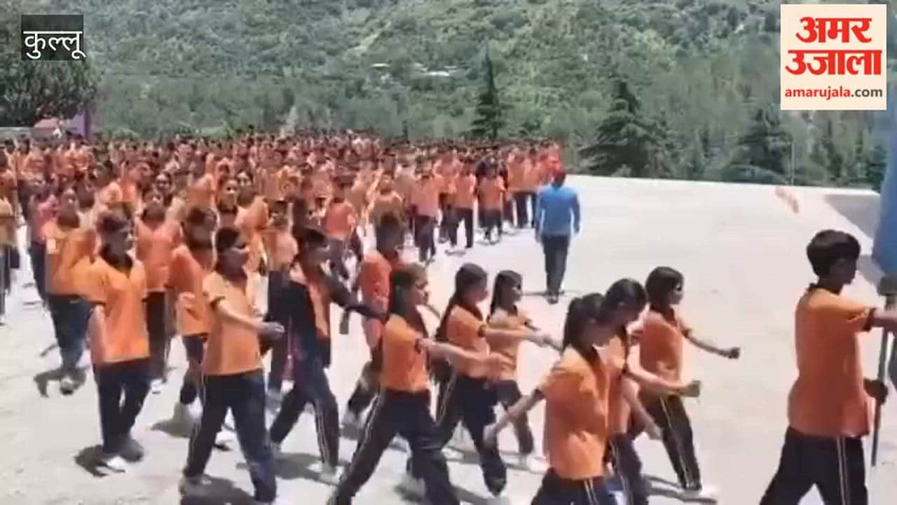 kullu district level sports competition starts at saraswati vidya mandir bashing
