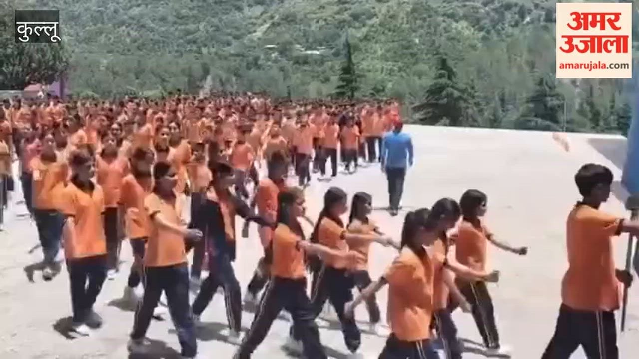 kullu district level sports competition starts at saraswati vidya mandir bashing