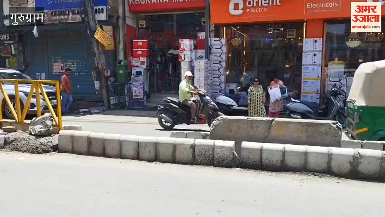 Business at Center Market in Gurugram affected by closure of road cut traders demand reopening