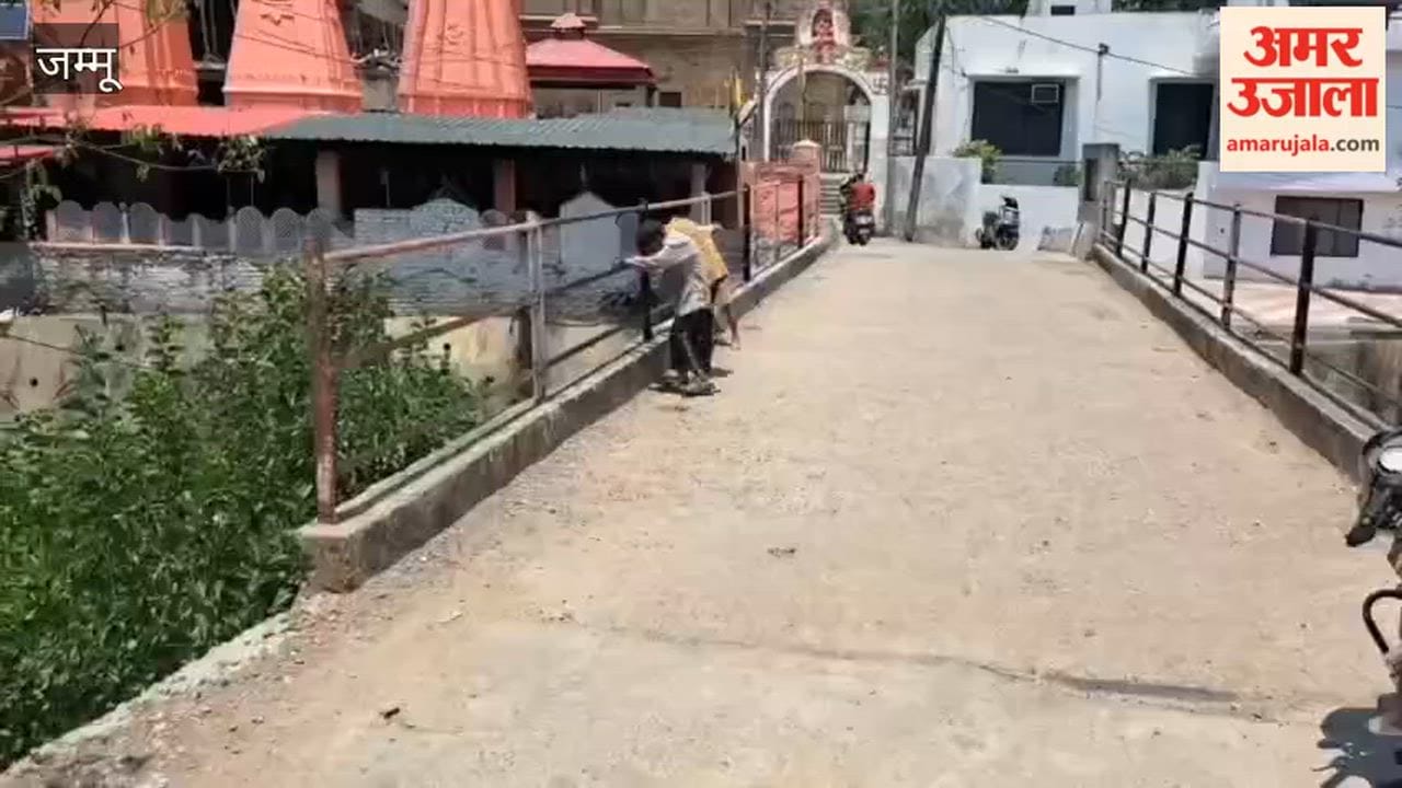 The Mahant of Anand Ashram expressed concern over the dilapidated condition of the bridge.
