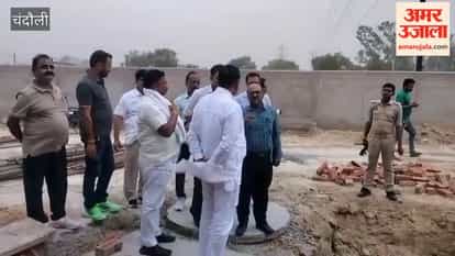 MLA inspects electricity substation being constructed at cost 6 crore in Sindhi Tali