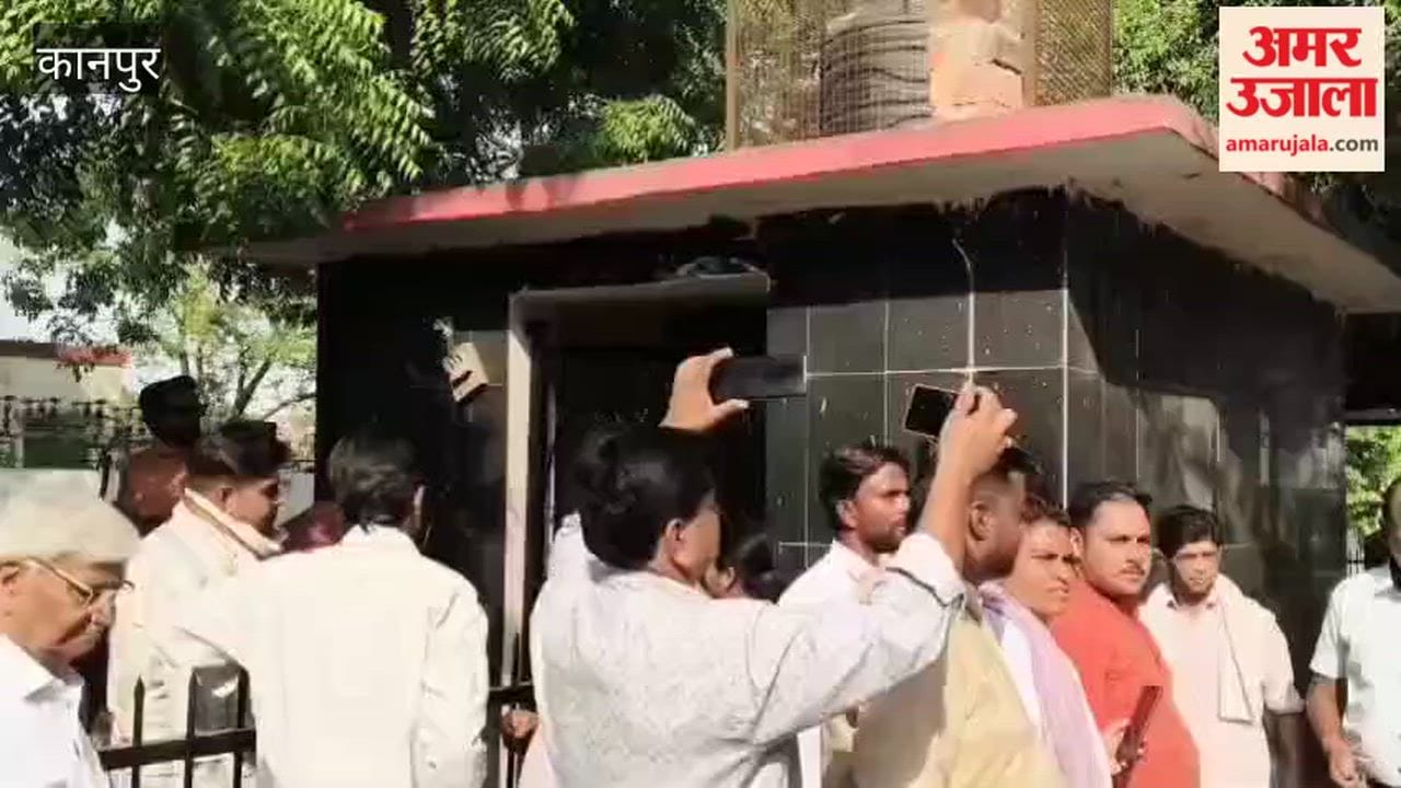 Kanpur: MLA and supporters create a ruckus at Shaheed Park ahead of Keshav Maurya's visit