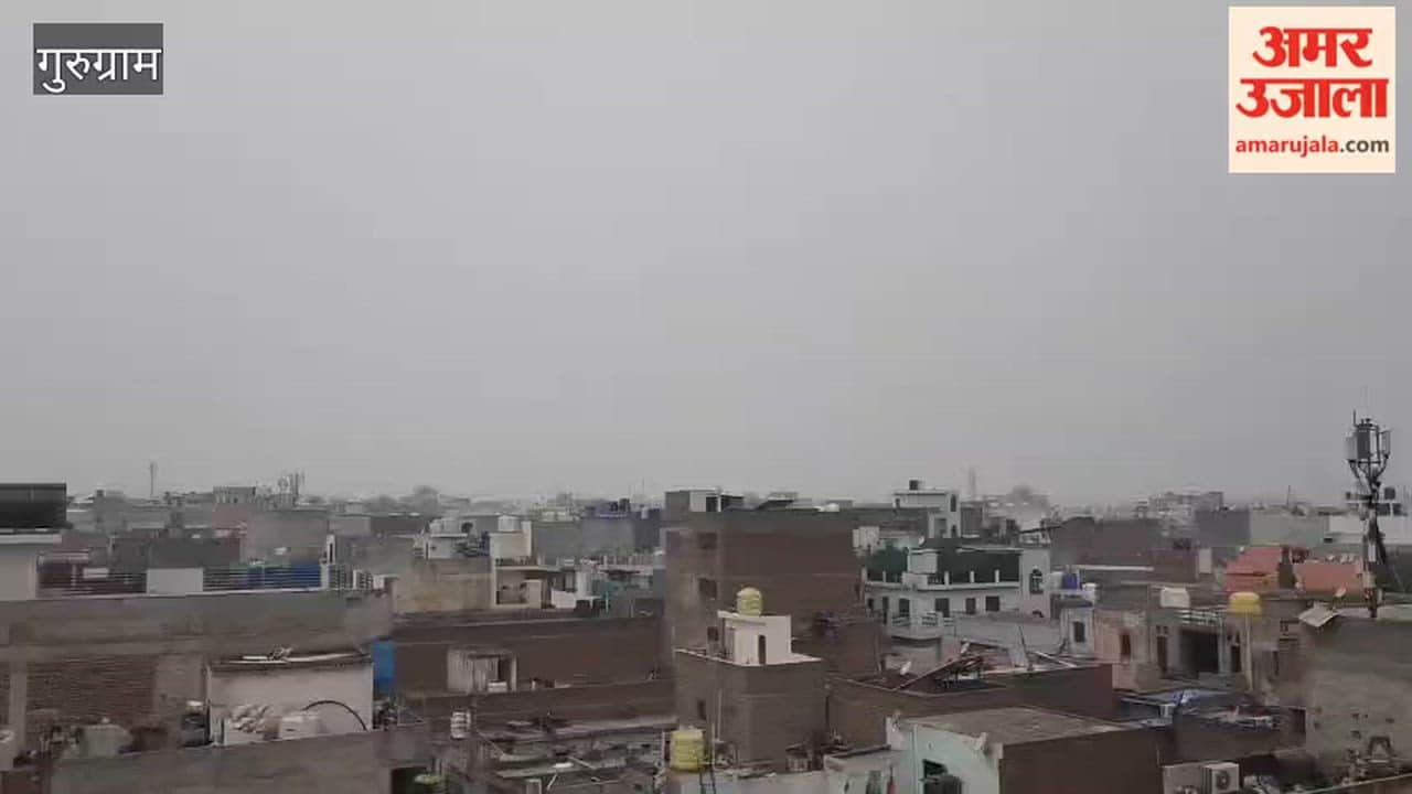 Rain makes the weather pleasant in Gurugram