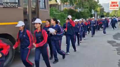 Message of a healthy lifestyle conveyed through the Run for Yoga awareness rally