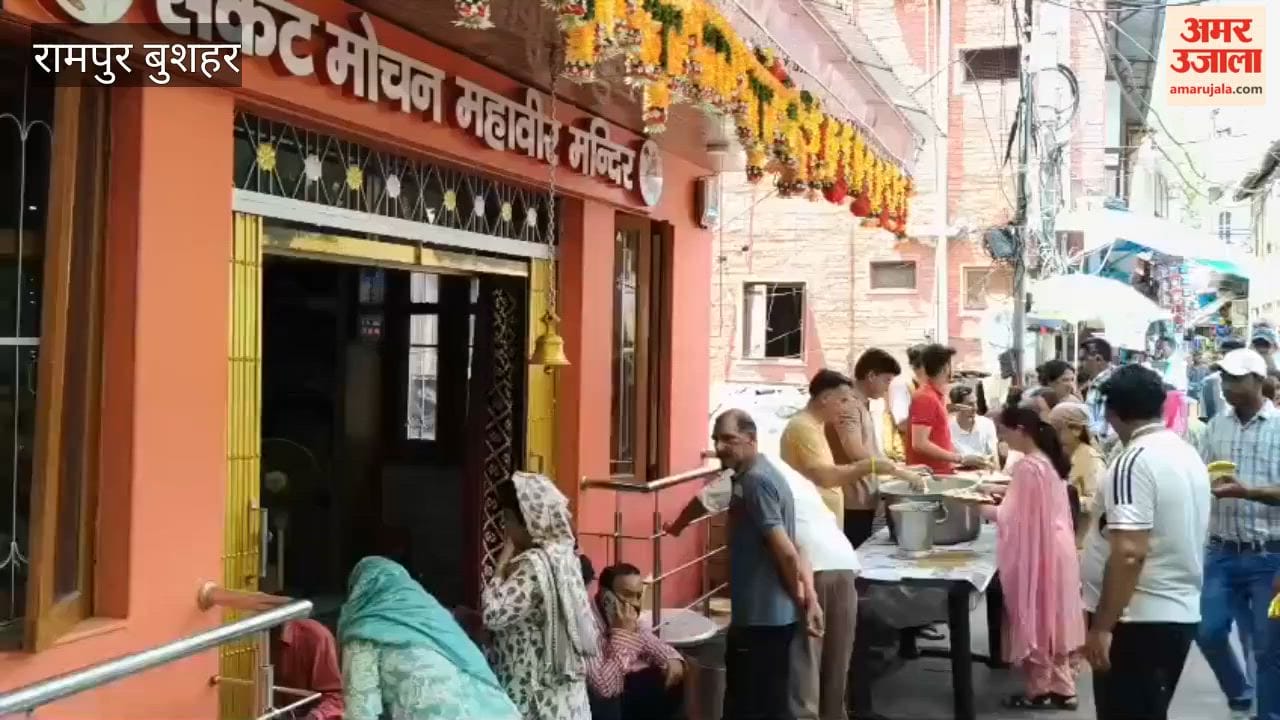 Rampur Bushahr Thousands of devotees partook of the Bhandara prasad on Jetha Mangalwar