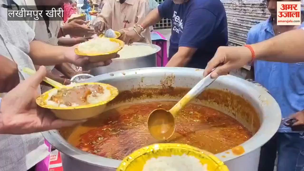 Community feasts organized on Bade Mangal in Lakhimpur kheri