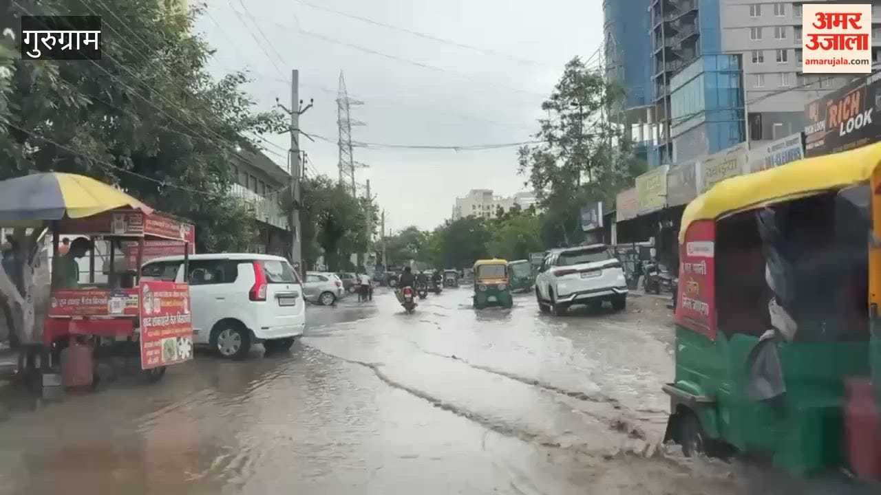 Severe waterlogging on Sector-69 roads drainage system fails