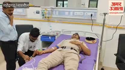 Blood donation camp held at Maharshi Chyavan Medical College, Narnaul; 51 units of blood collected.