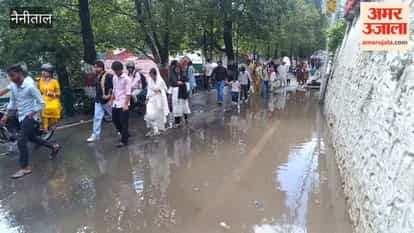 It rained and hailed in Nainital