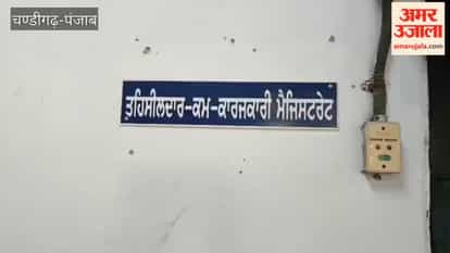 A young man created a ruckus in the Tehsildar's office, both men's clothes were torn in the scuffle; the police detained the young man.