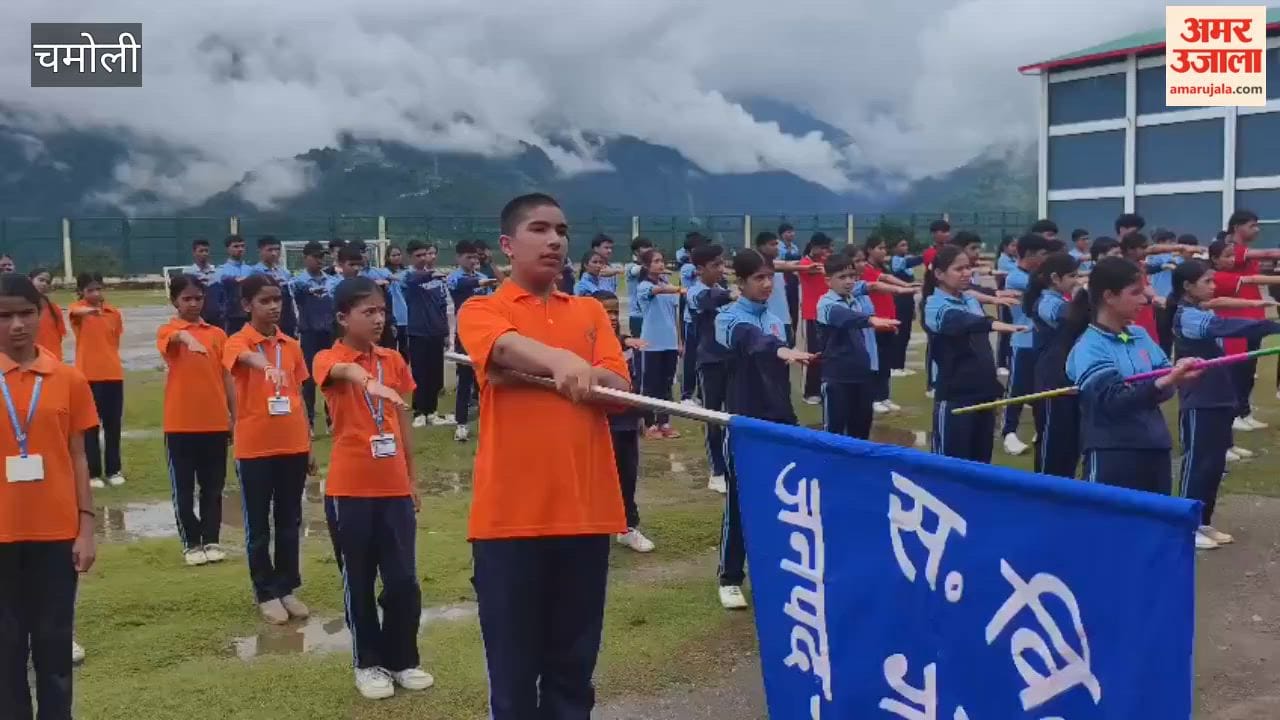 Gopeshwar: Cluster-level sports competition at Saraswati Vidya Mandir begins