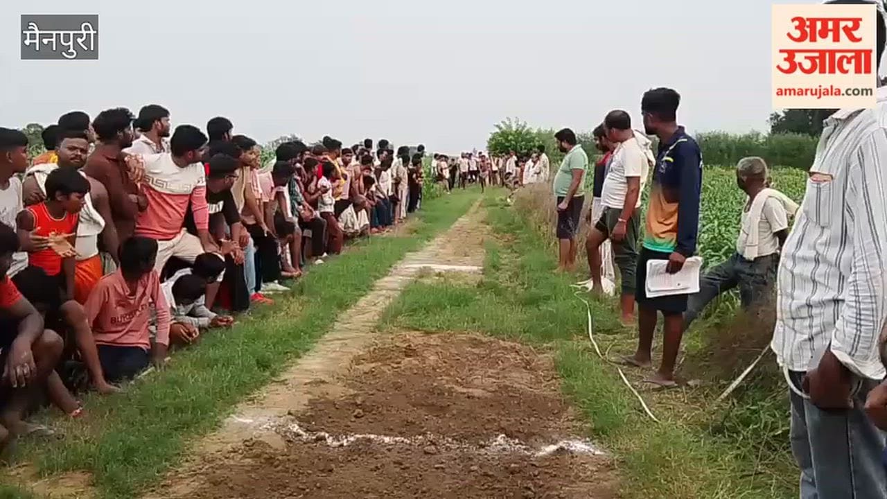 Ayush Yadav wins long jump competition in Karhal