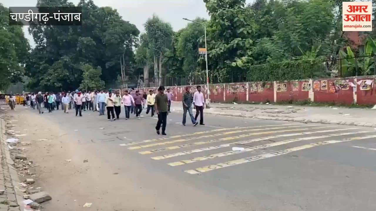 Security arrangements tightened outside SD College for the election.