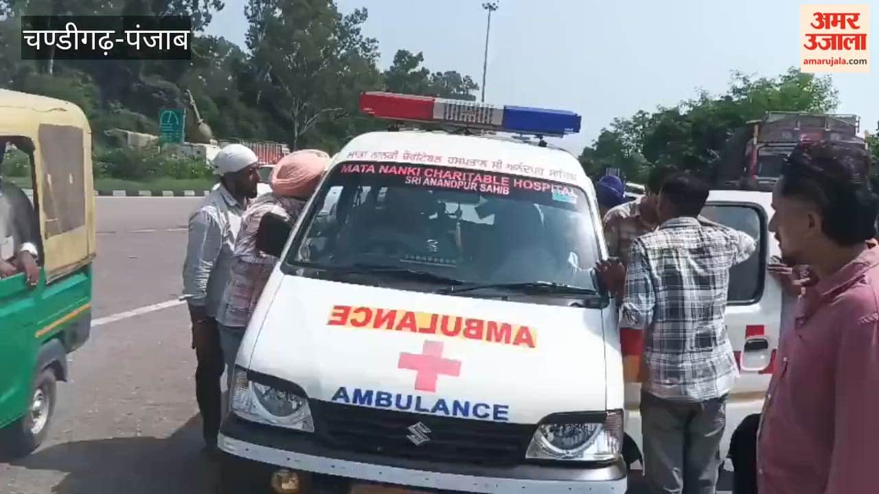Horrific road accident at Patalpuri Chowk in Kiratpur Sahib.