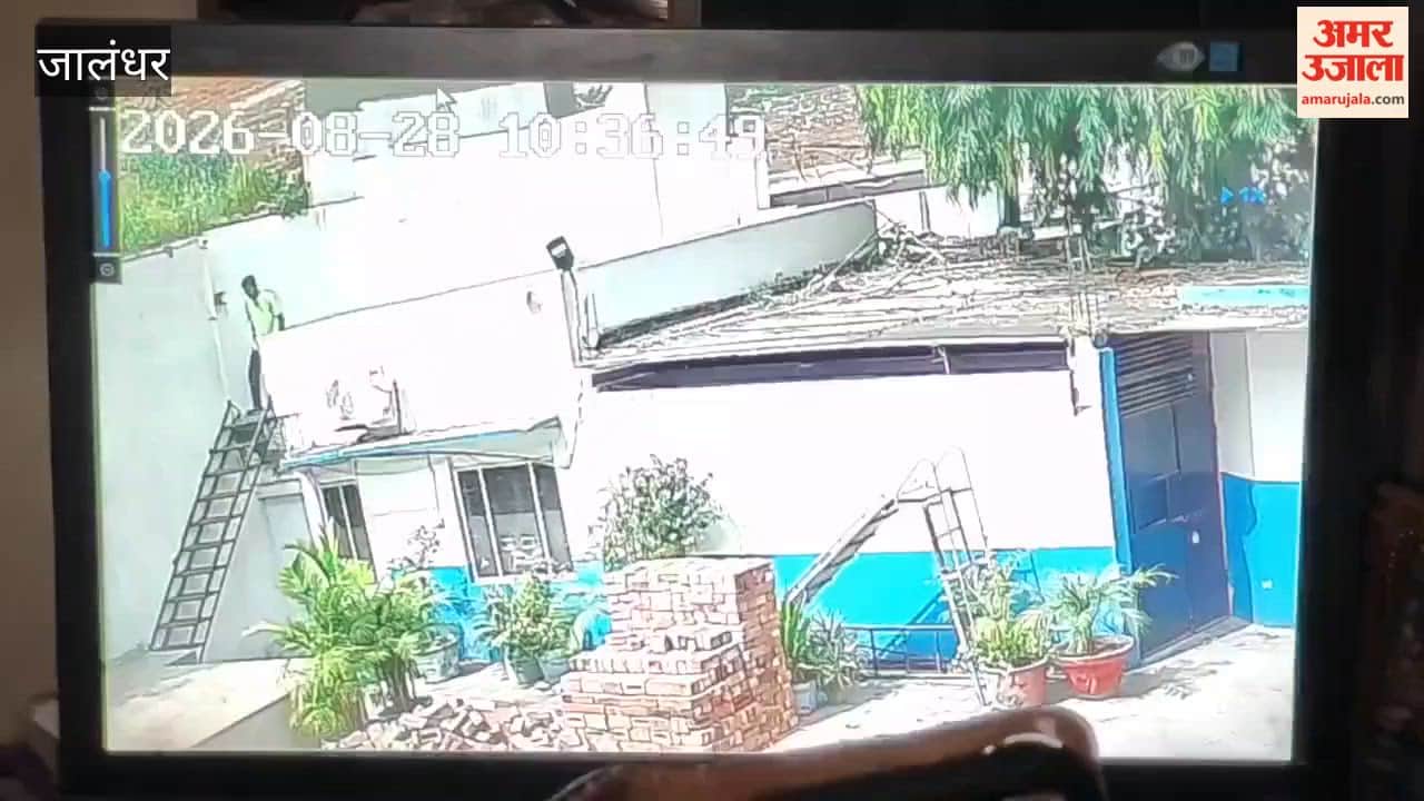 Theft at Jalandhar school for the third time in two months; incident captured on CCTV.