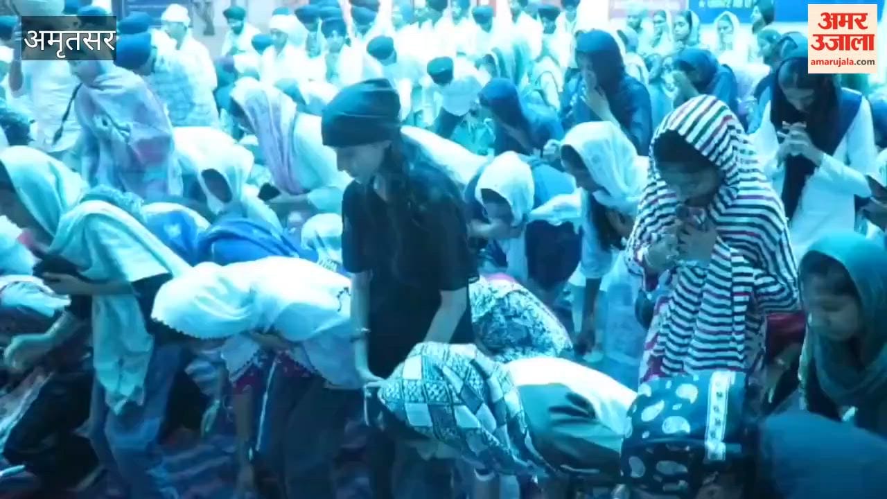 Recitation of Sri Sukhmani Sahib and Ardas at the college for the release of imprisoned Sikh prisoners.