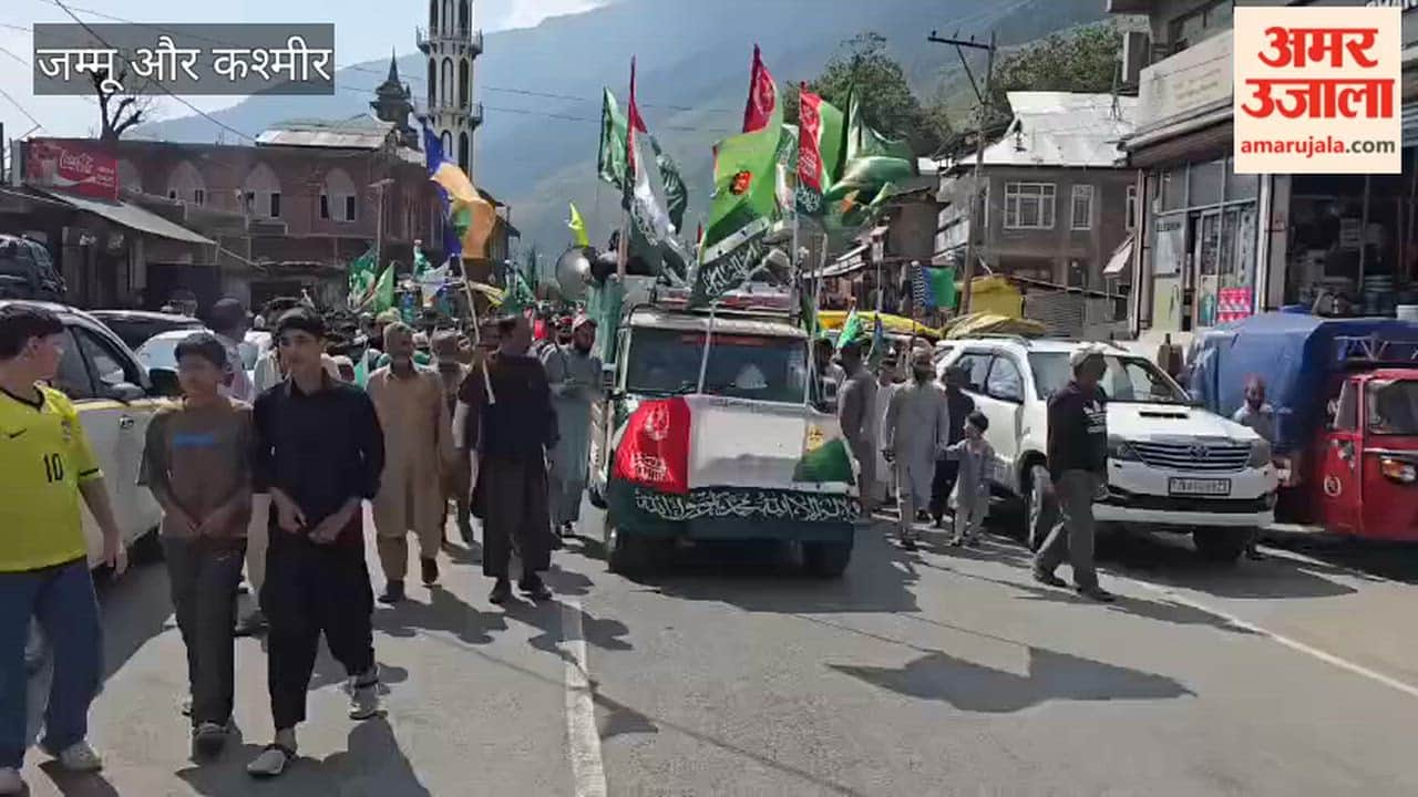 Hundreds of devotees participated in Eid Milad-un-Nabi processions across Ganderbal