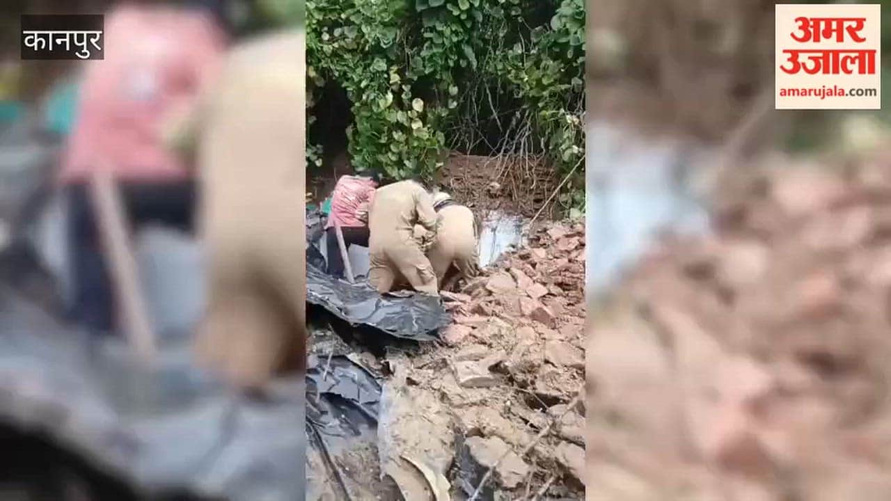 Kanpur: Rain spells disaster for dilapidated houses; four homes collapse, two dead