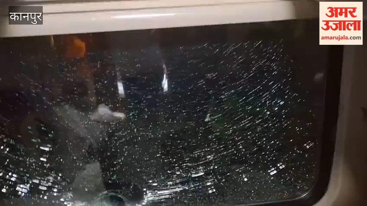 Kanpur: Panic after Tejas Rajdhani pelted with stones; AC coach window cracked