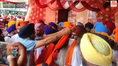 Miri-Piri Khalsa March reaches Mandi Gobindgarh, conveys message of social solidarity and Panthic unity against drugs