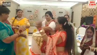 Women add a splash of color to the Teej festival; Shreya crowned Mrs. Teej