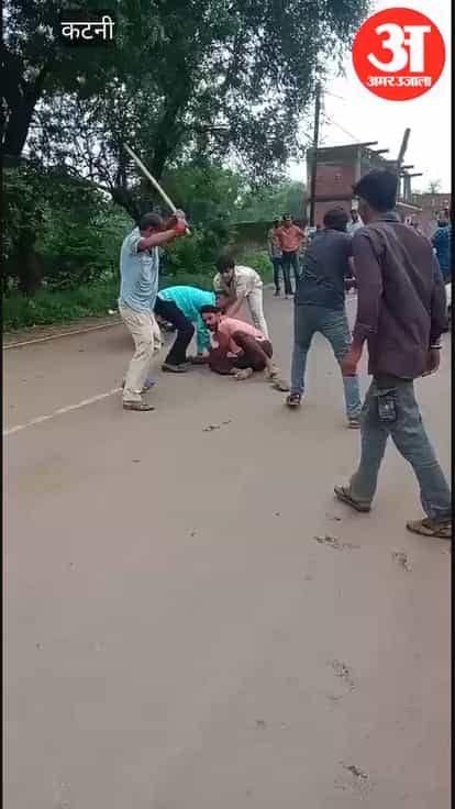 Video of a broad-daylight assault with sticks and clubs goes viral; police register a counter-FIR.