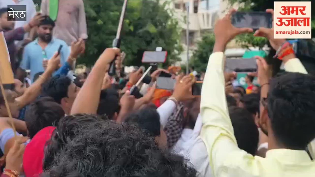 Meerut: CO Civil Lines Reaches Traders’ Protest in Shastri Nagar, Tensions Rise Amid Heated Exchange