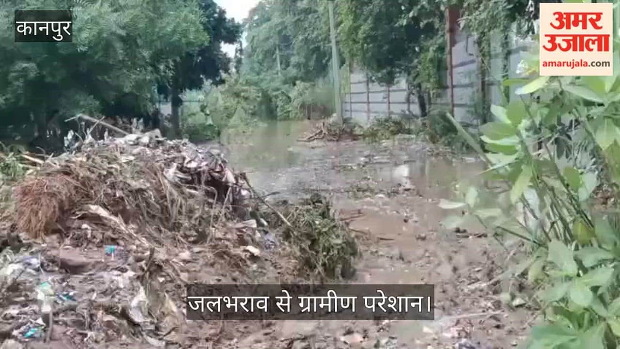Kanpur Garbage dumped on main road near Blue World access to three villages blocked