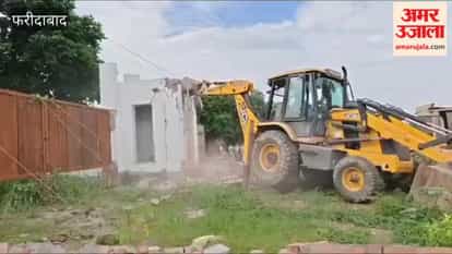 Faridabad: A demolition drive was carried out against an illegal farmhouse colony in the revenue area of village Badshahpur on Wednesday.