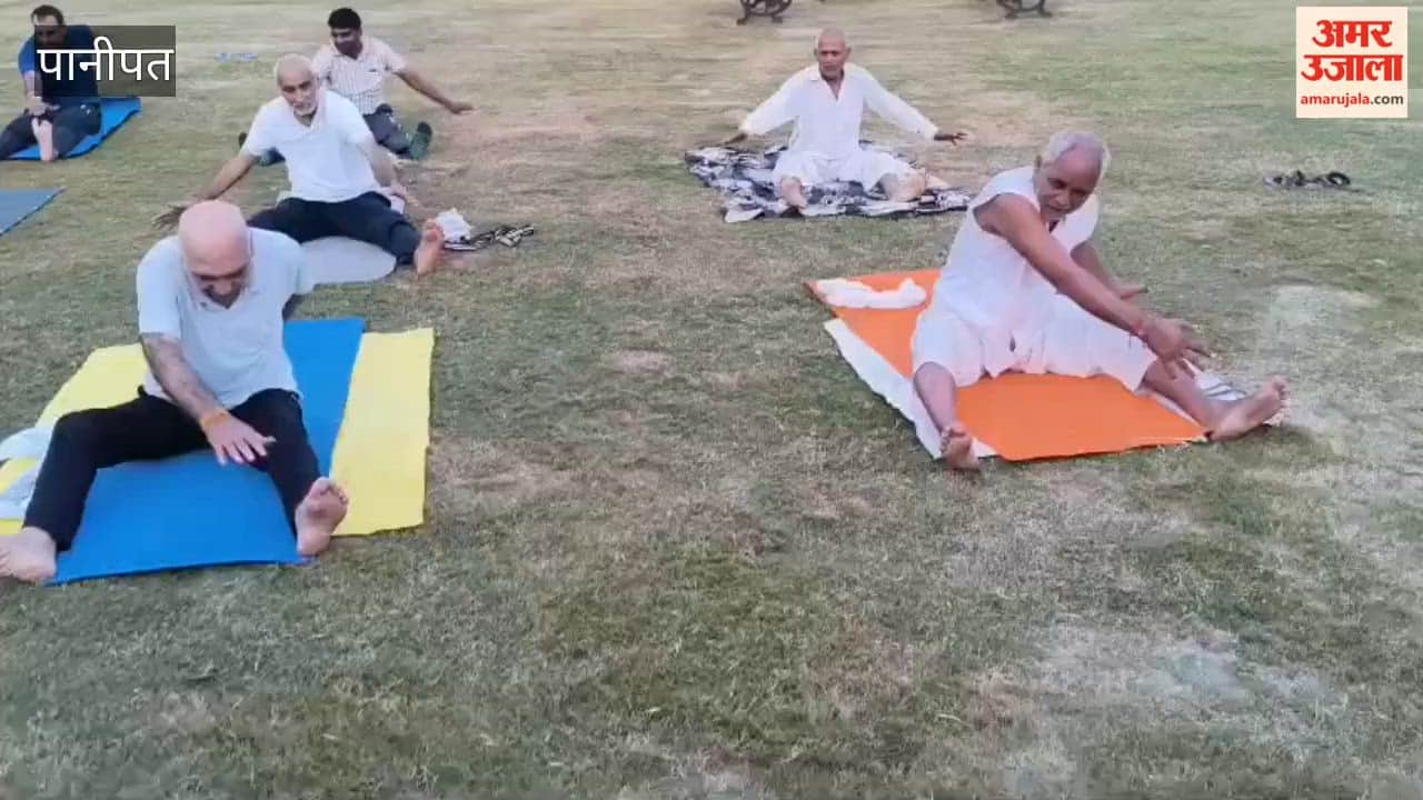 Practitioners in Panipat performed yoga and pranayama; practitioners at Prem Park are overcoming ailments.