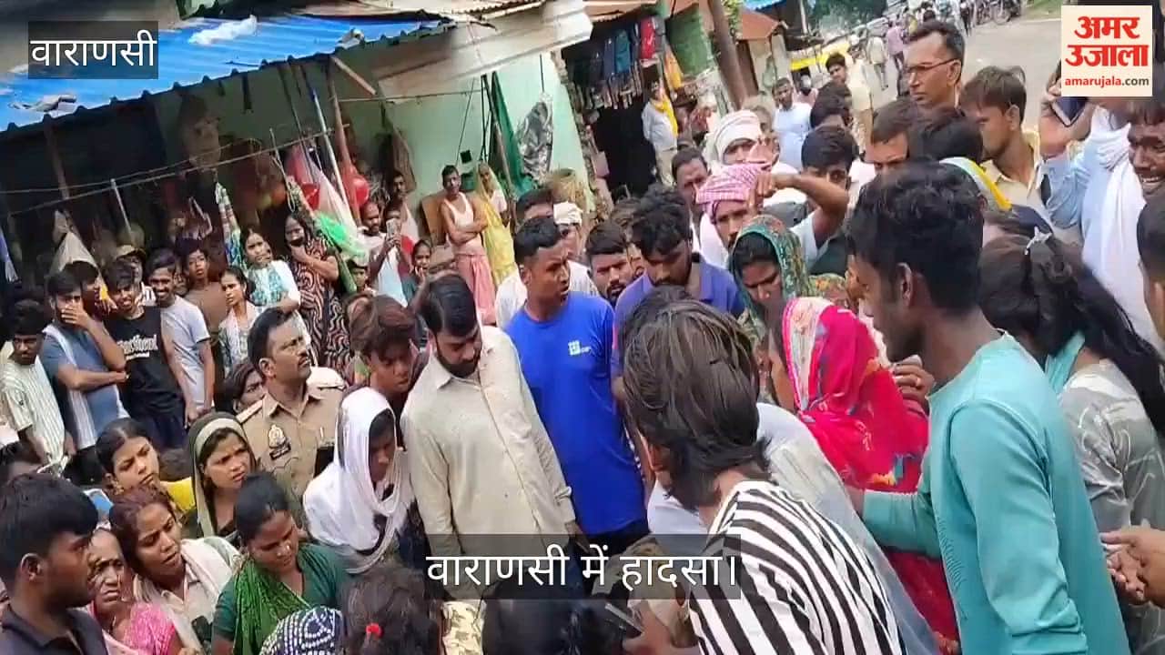 Female student killed after hit by dumper truck road blocked with dead body in varanasi