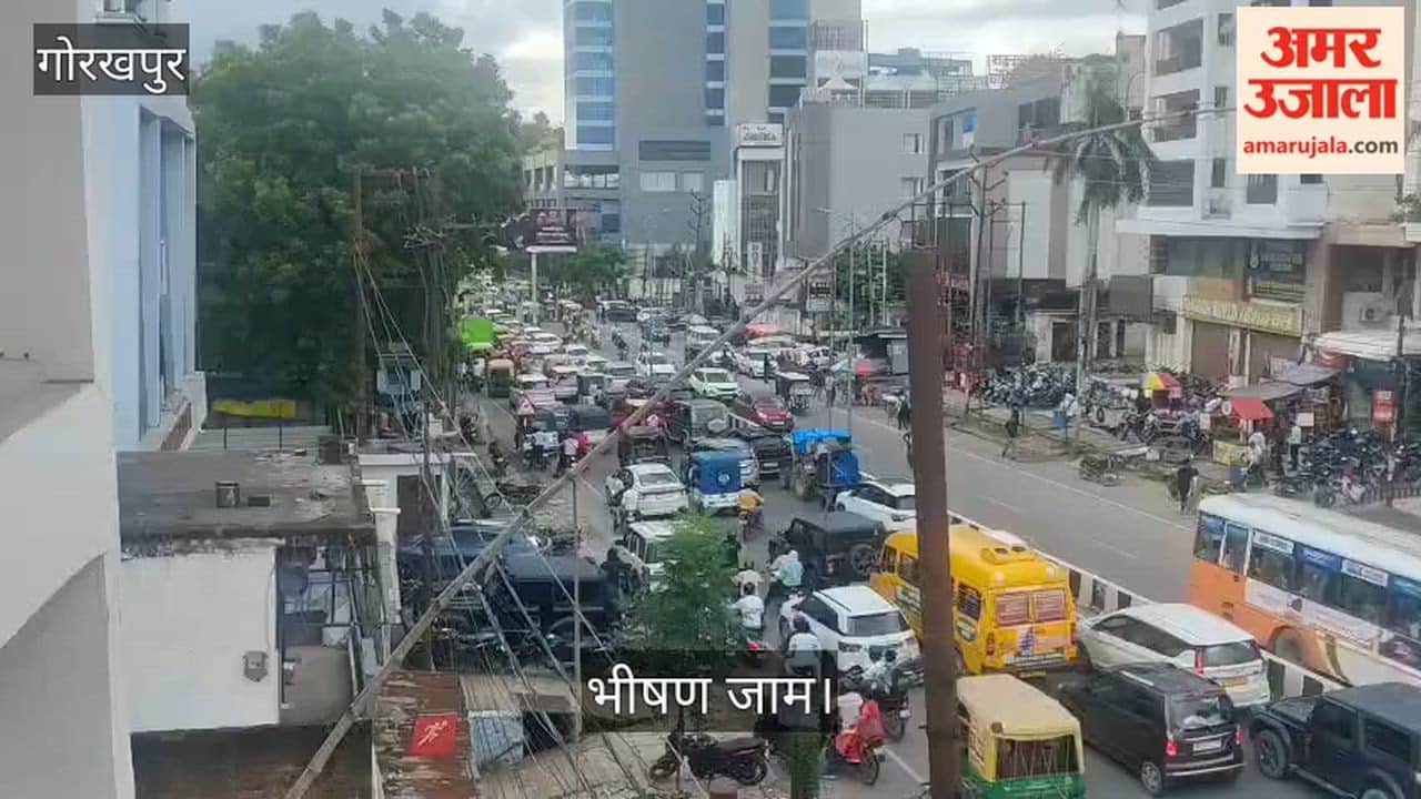 Traffic jam in Mohaddipur for hours; people facing inconvenience.