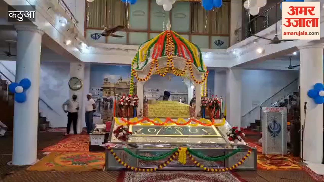 Grand Kirtan Darbar adorned for the first Prakash Parv
