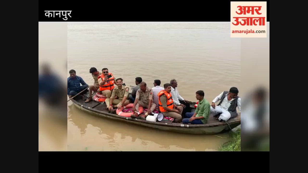 UP: Continuous rainfall and rising water levels in the Yamuna River