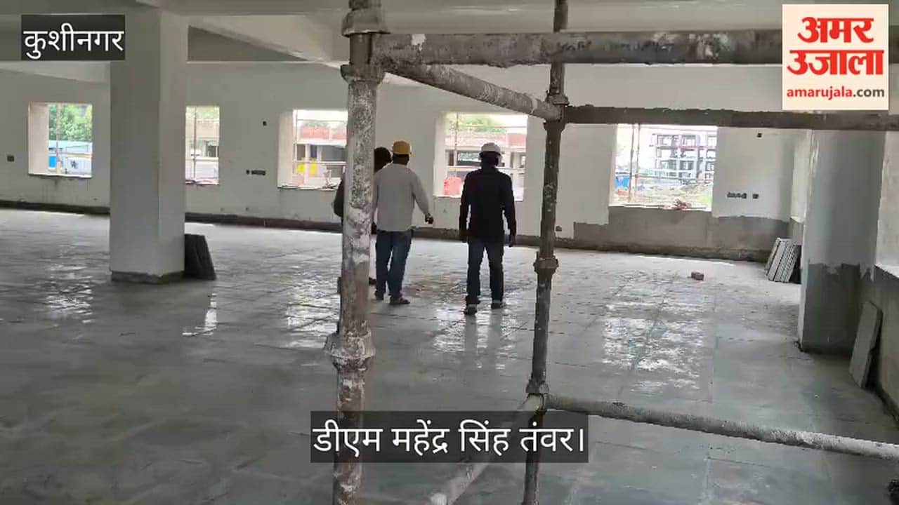 Instructions issued to expedite university construction work; DM inspects the site.
