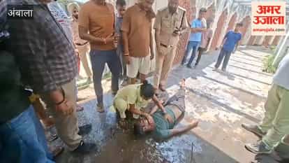 Youth jumps into Mahavir Park pond in Ambala; divers save his life.
